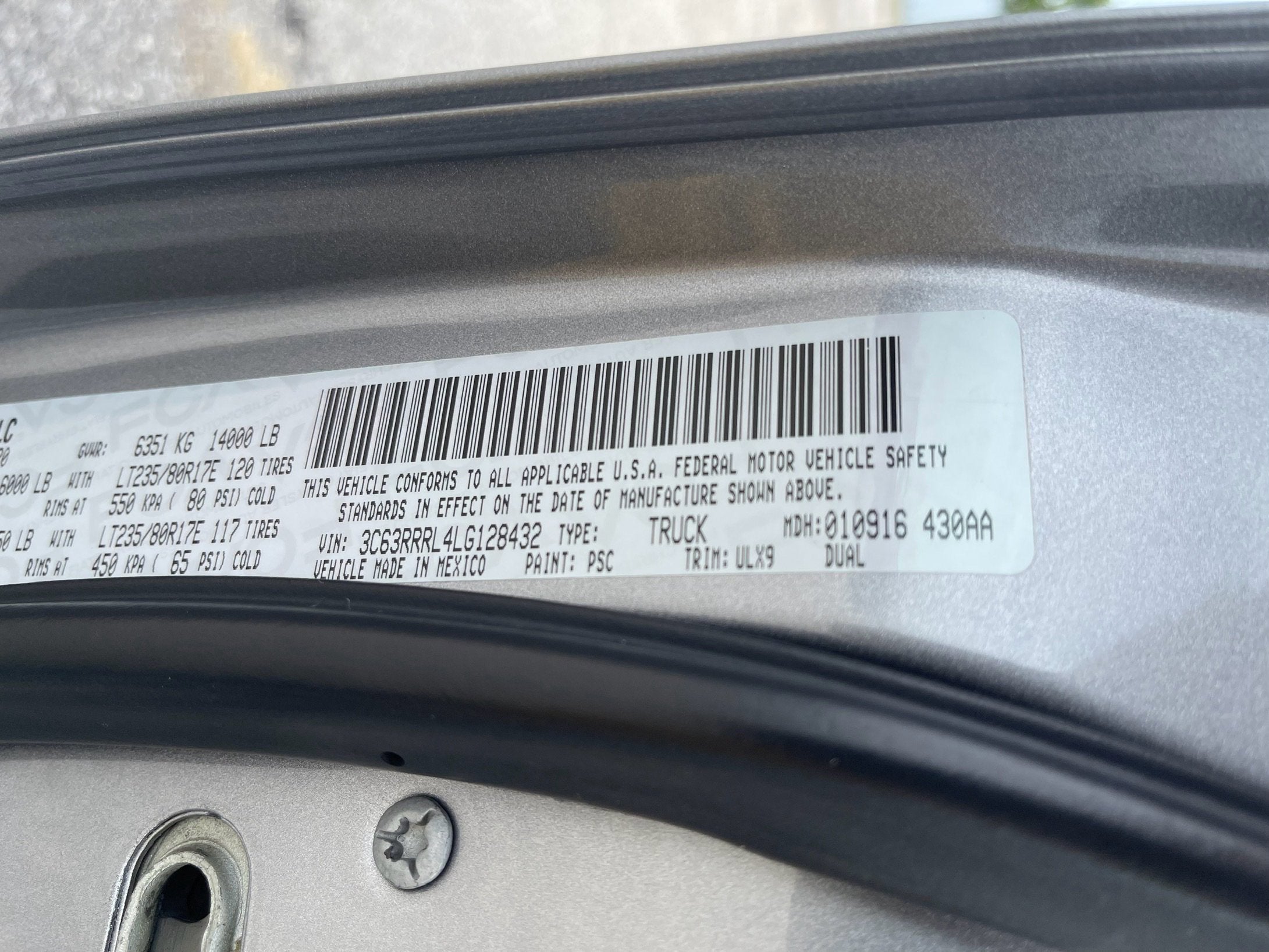 2020 RAM 3500 Limited