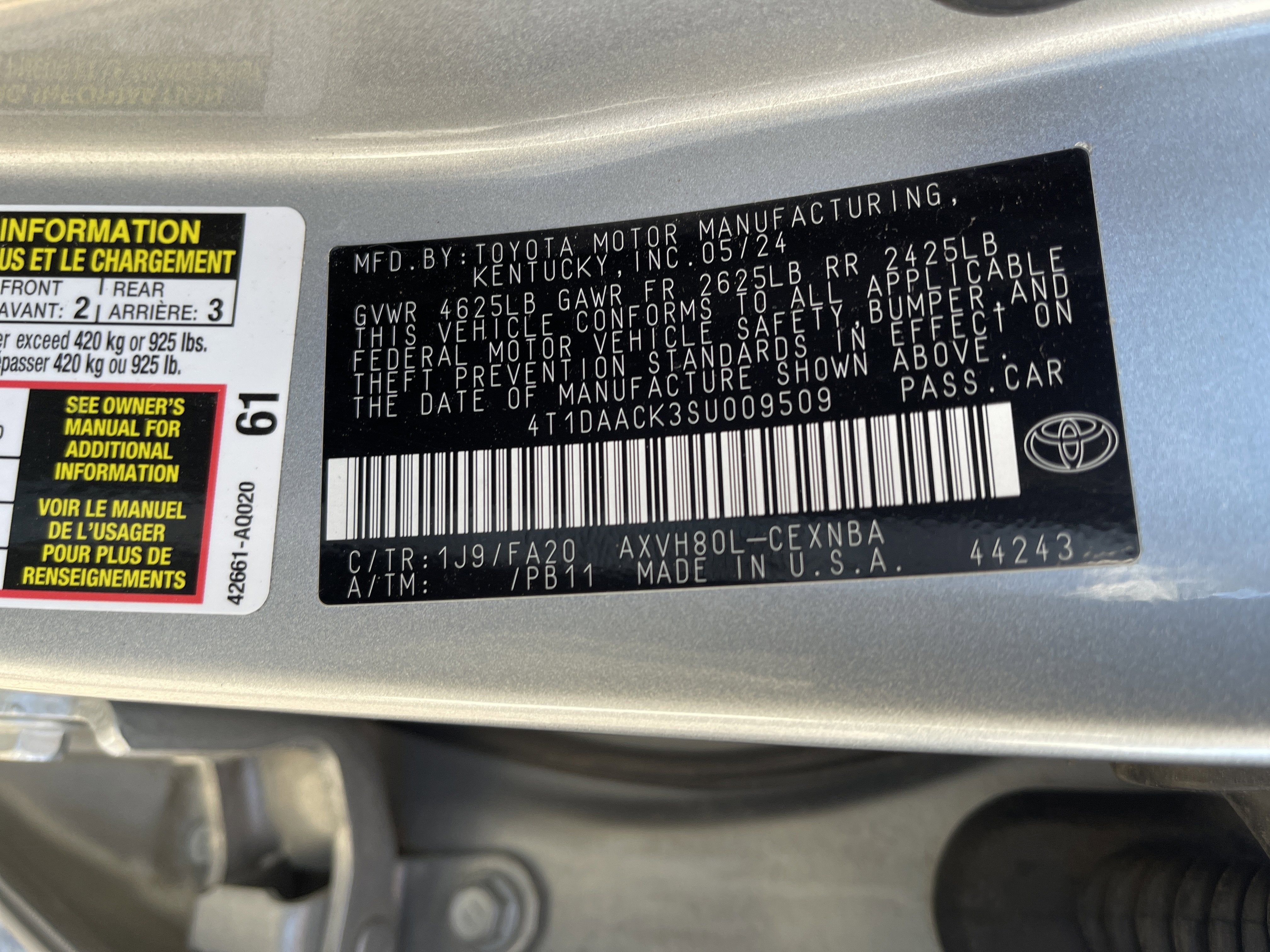 2025 Toyota Camry Base