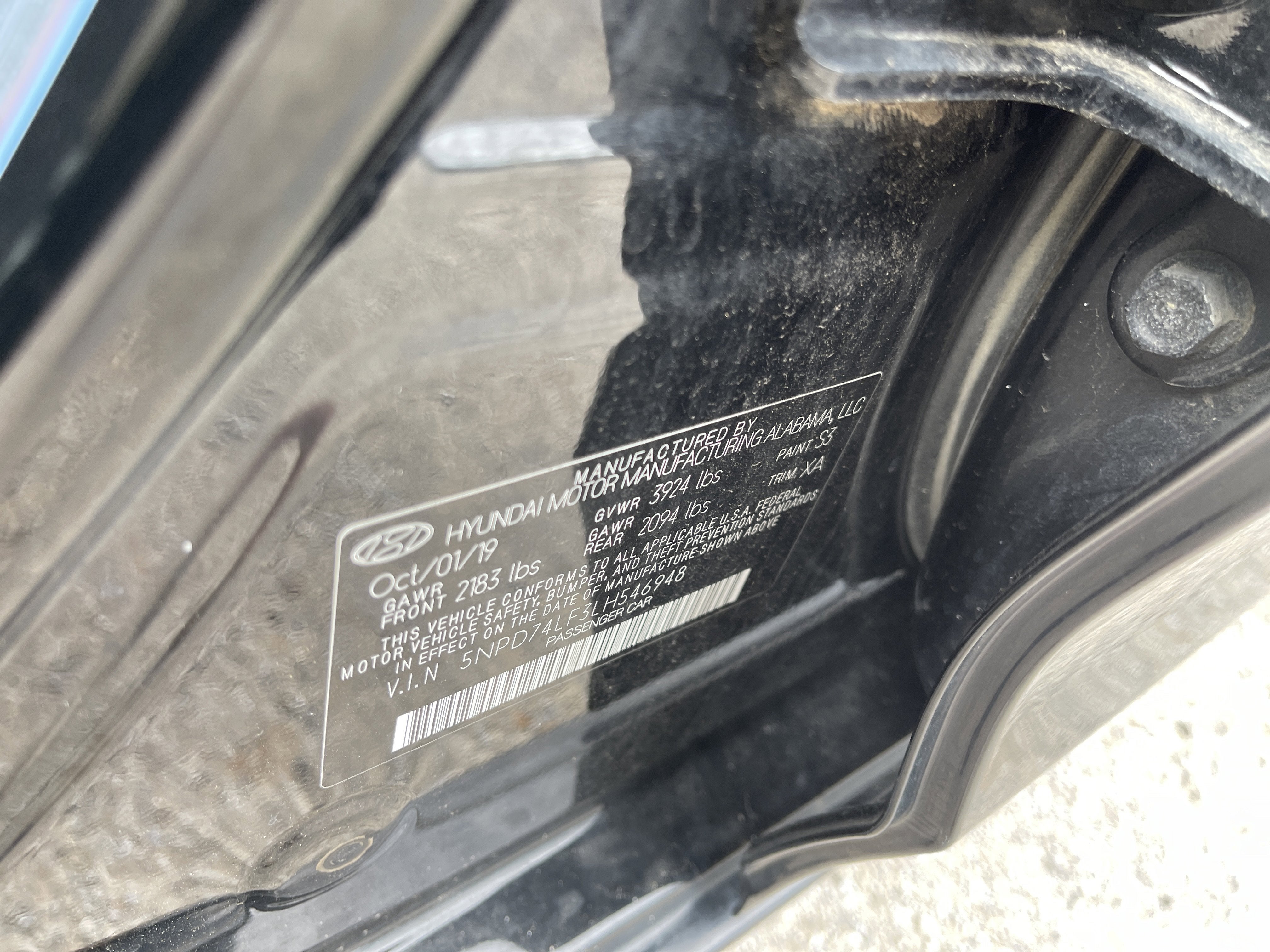 2020 Hyundai Elantra SE