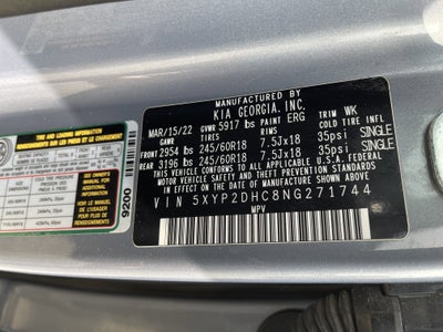 2022 Kia Telluride LX