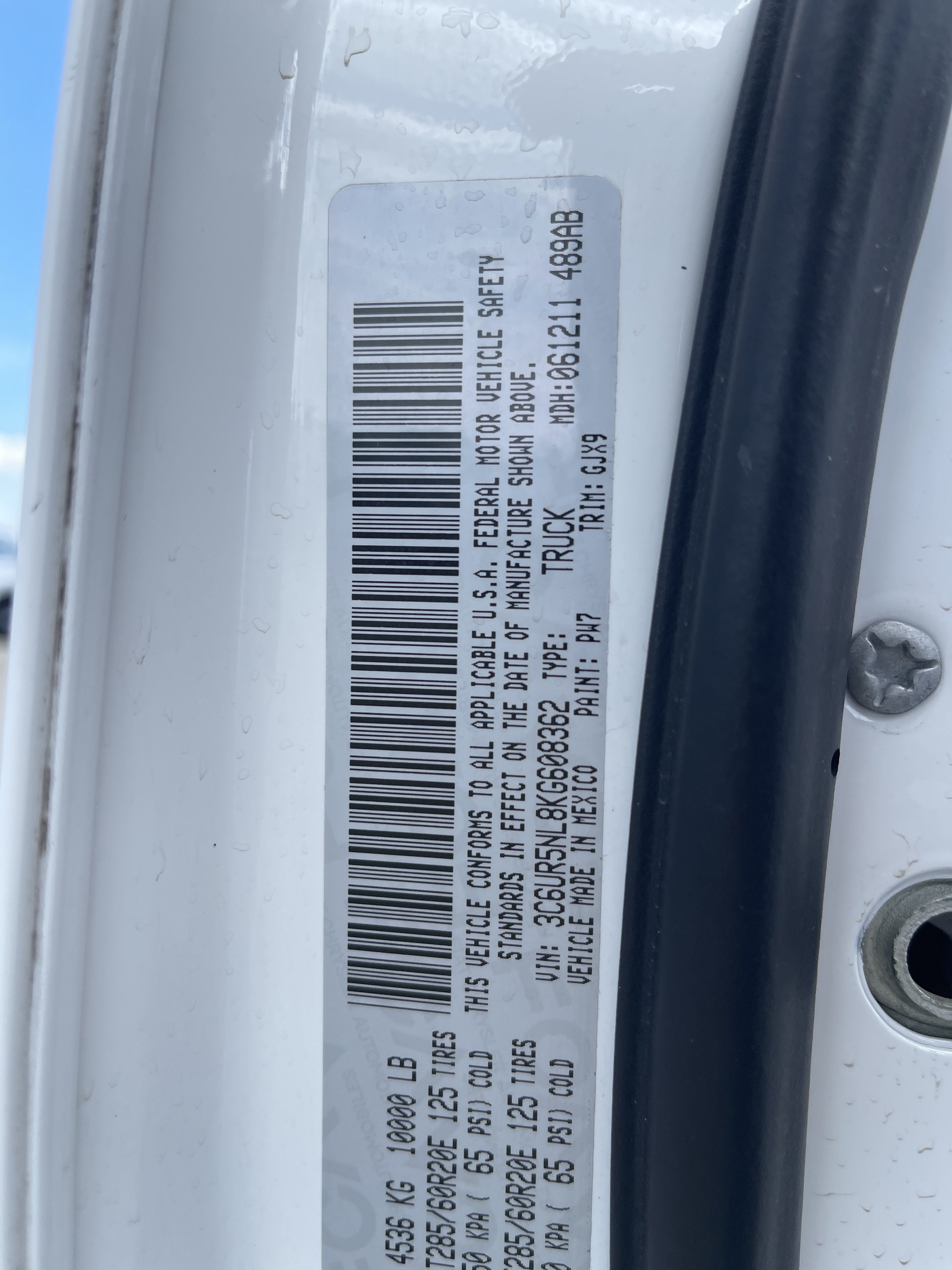 2019 RAM 2500 Laramie