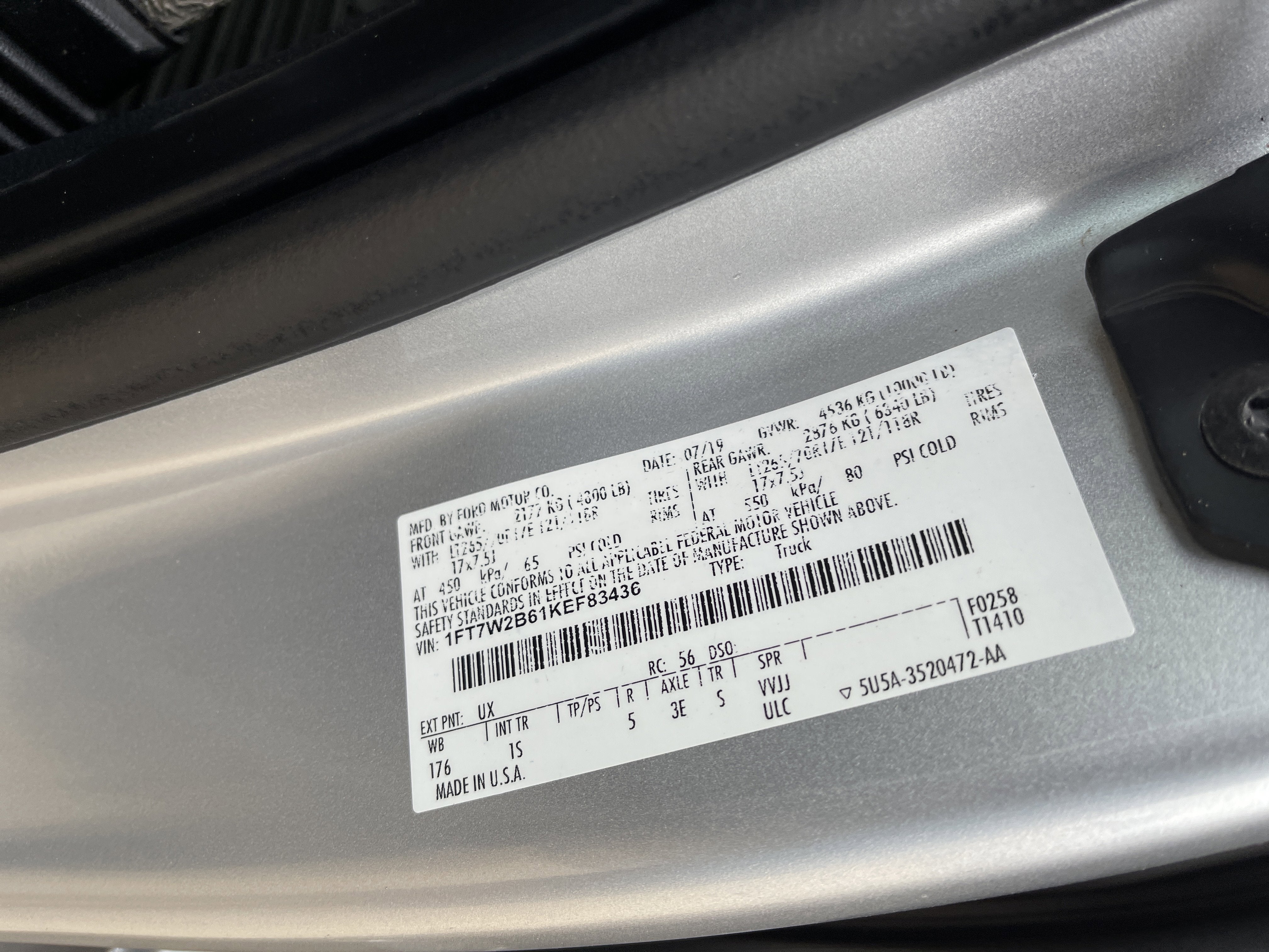 2019 Ford Super Duty F-250 SRW XL