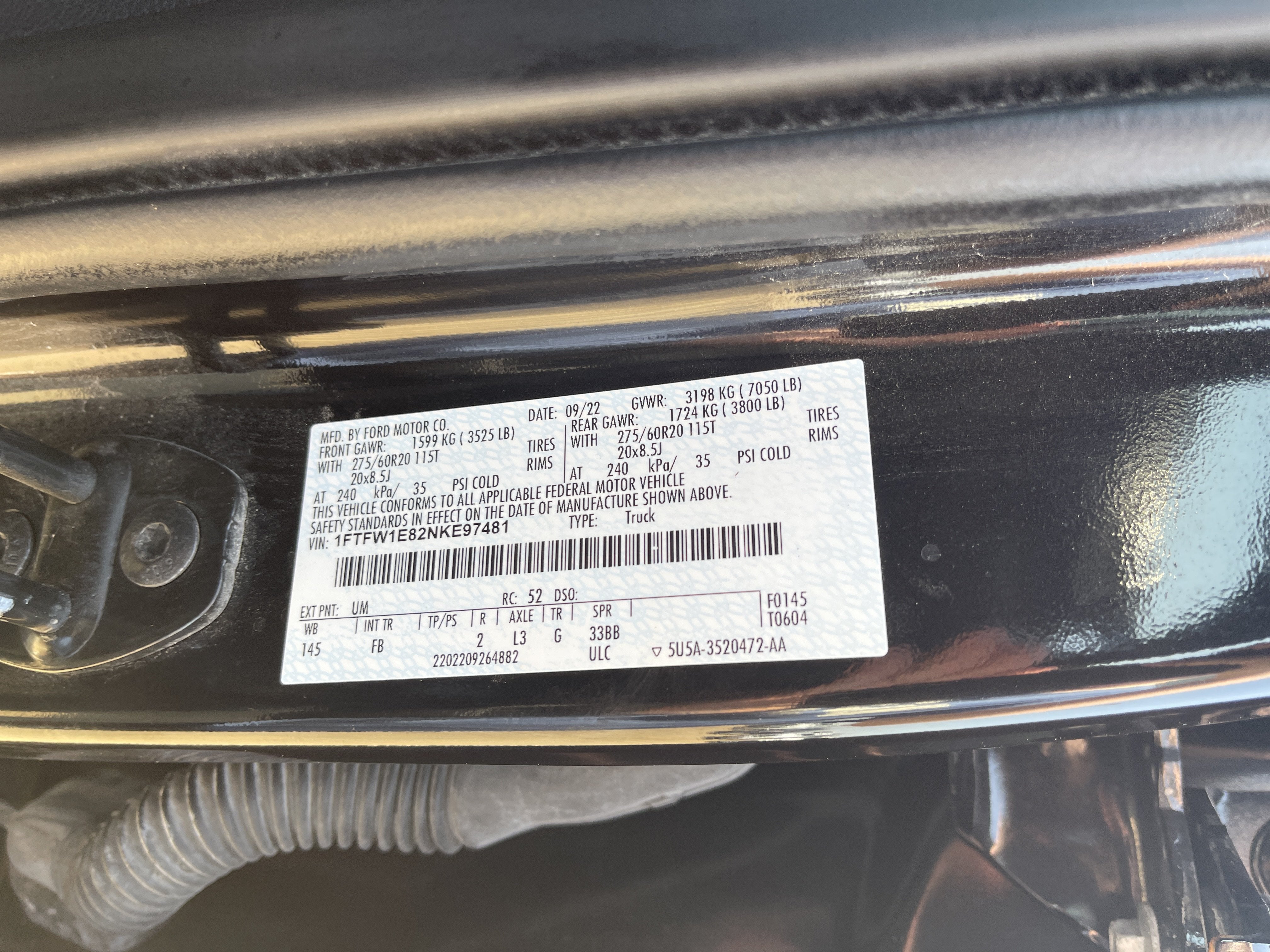 2022 Ford F-150 XL