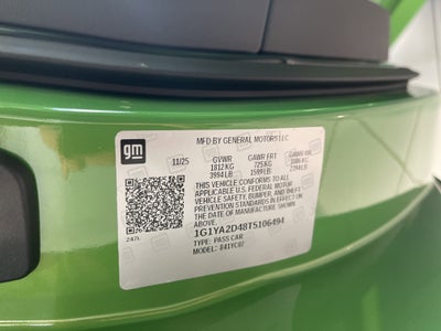 2026 Chevrolet Corvette Stingray 1LT