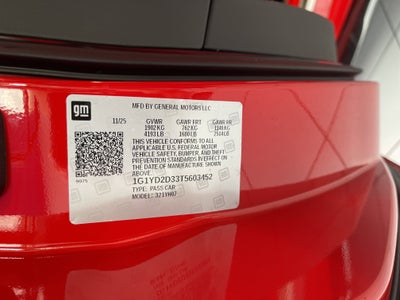 2026 Chevrolet Corvette Z06 1LZ