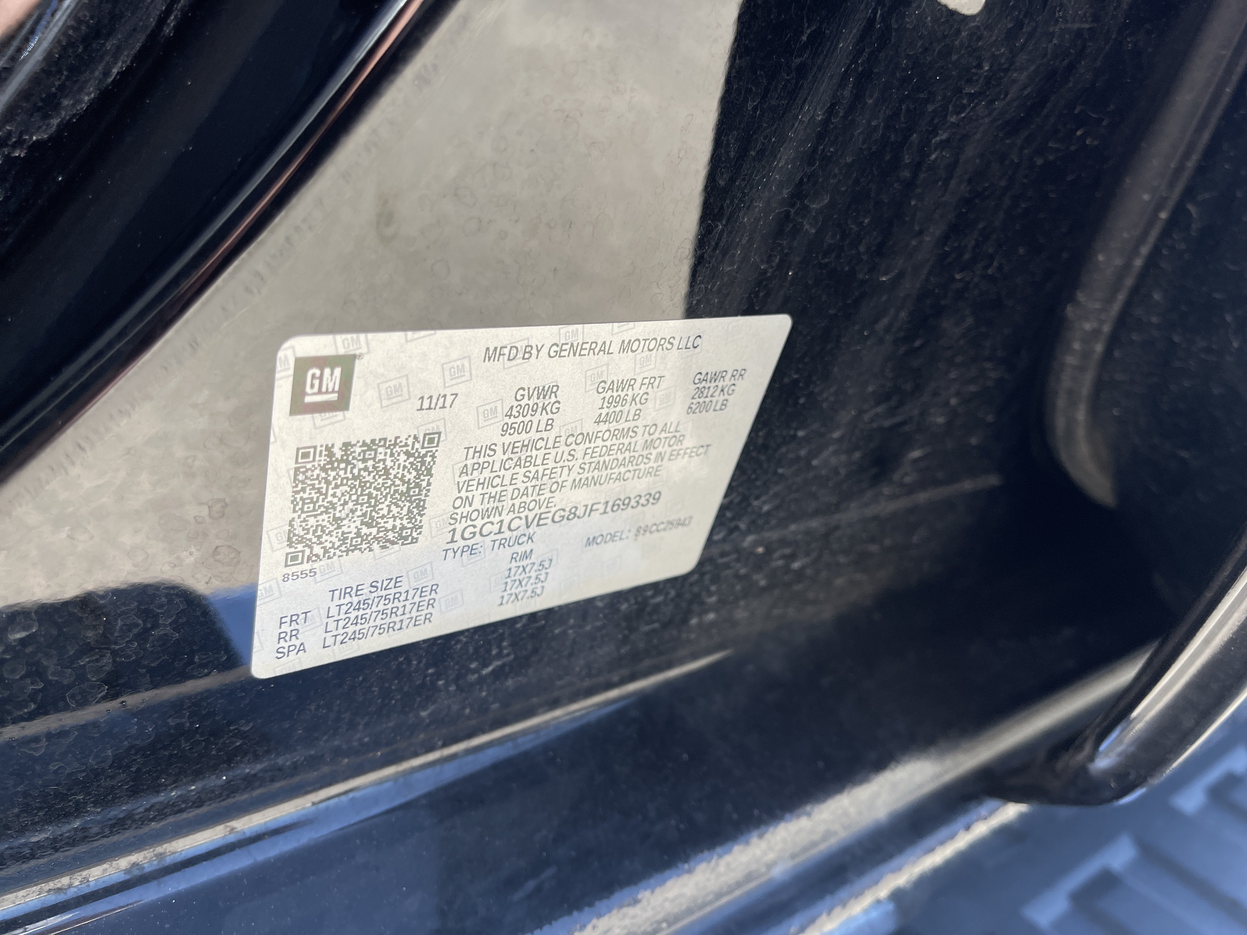 2018 Chevrolet Silverado 2500 HD LT