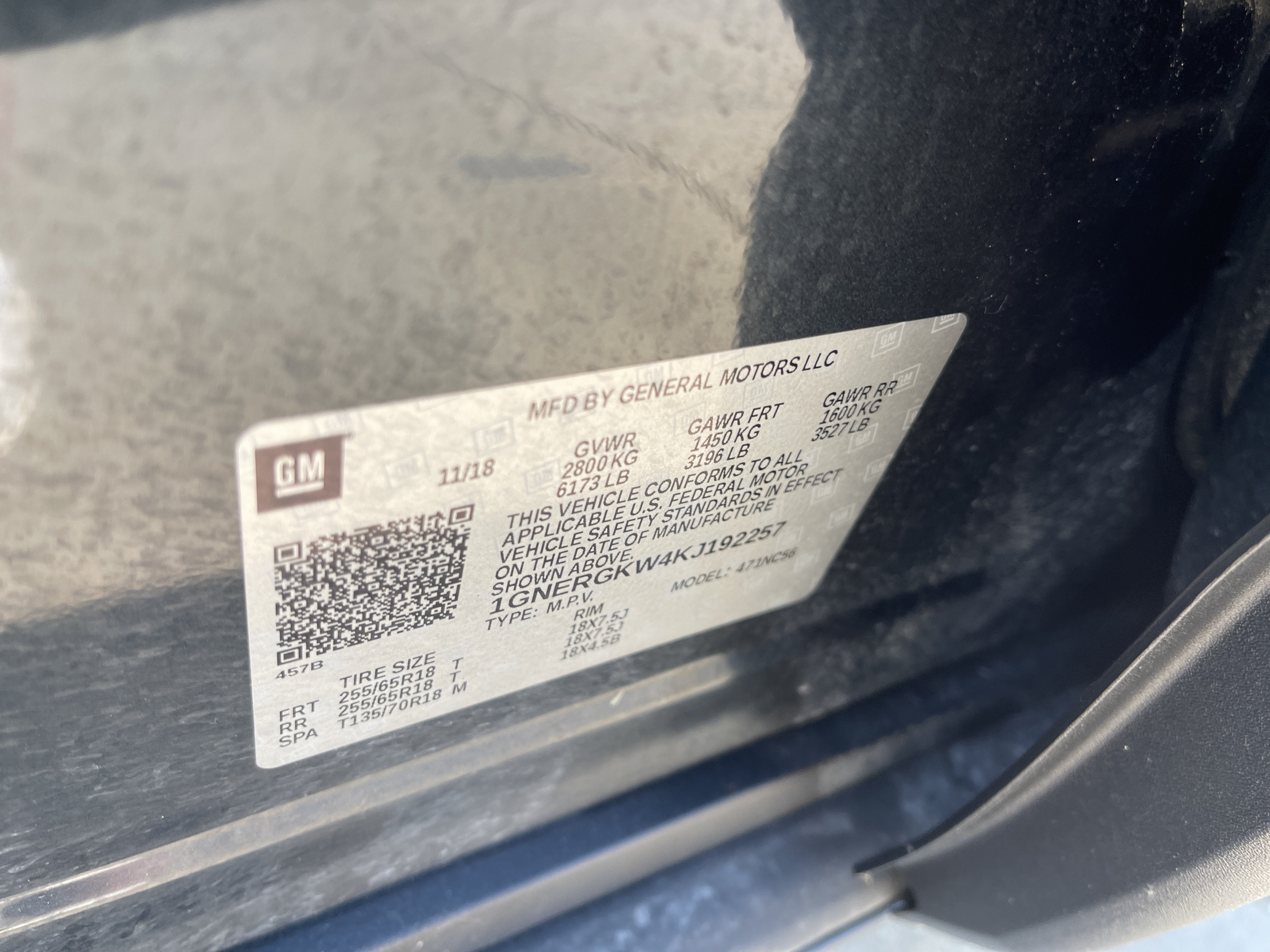 2019 Chevrolet Traverse LT Cloth
