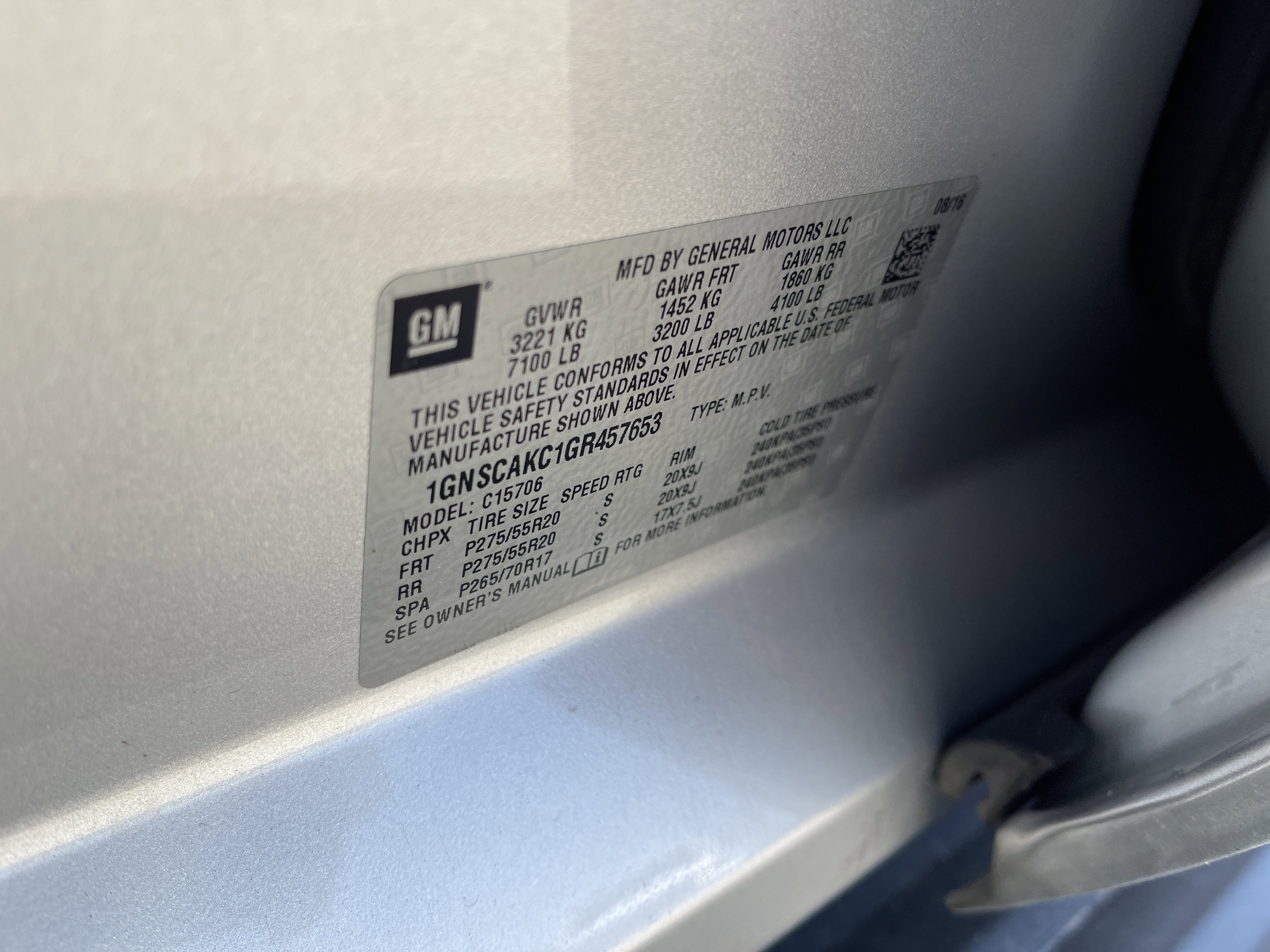 2016 Chevrolet Tahoe LS